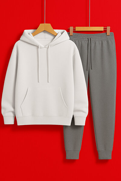 SILATU Team Hooded Sewat (G-R-I) Bottom Top 2-Piece Set