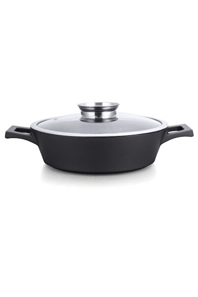 Royalty Line RL-MR40ML cast aluminum pot, 40 cm, Greblon non-stick, black