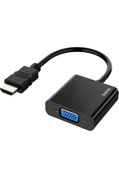 Hama محول AV من HDMI إلى VGA مع منفذ صوت 3.5 ملم