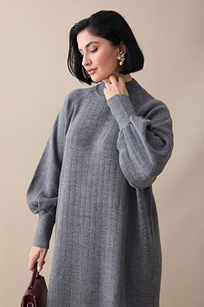 InStyle Довга сукня з трикотажу з довгими рукавами