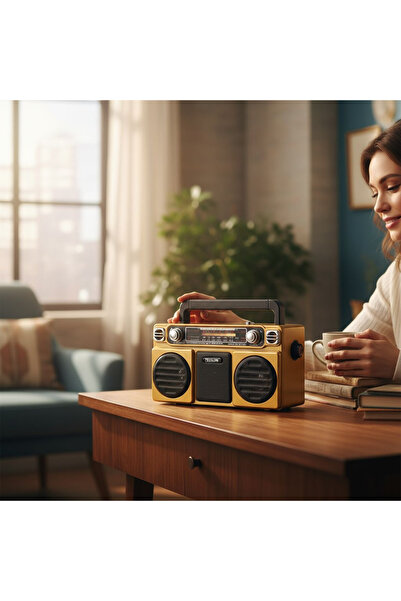 KPON Classic Retro Nostaljik Bluetooth radyo