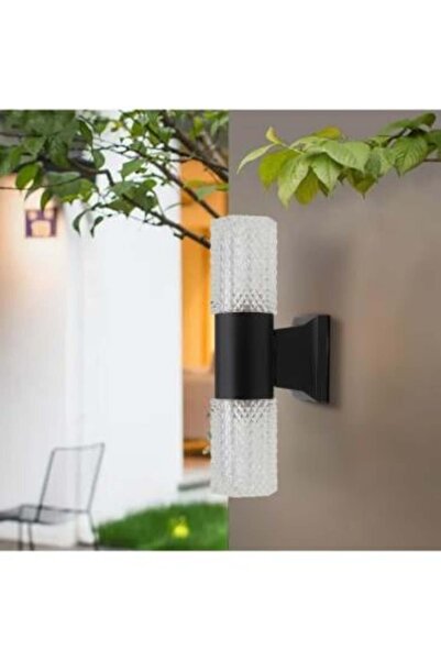 Hummer كشاف حائط خارجي للبوابة - موديل 9557/2 BK (E27)