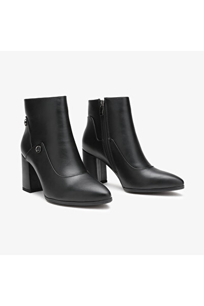 ANGEL BLUE Women's Ankle Boots Made of Eco-Leather CRL0655 Black