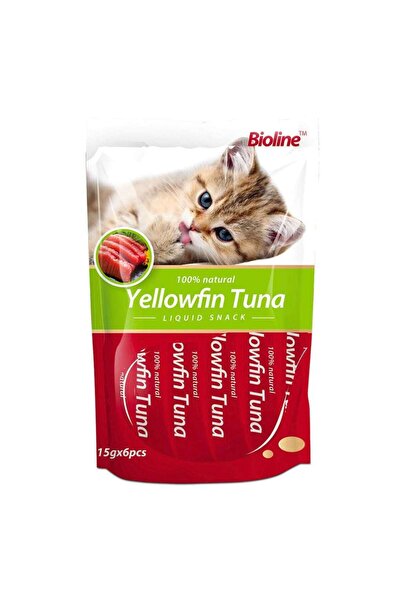 Bioline Cat Treats 15 g – Bonito, Chicken, Yellowfin Tuna & Yellowfin Tuna with Scallop Flavors