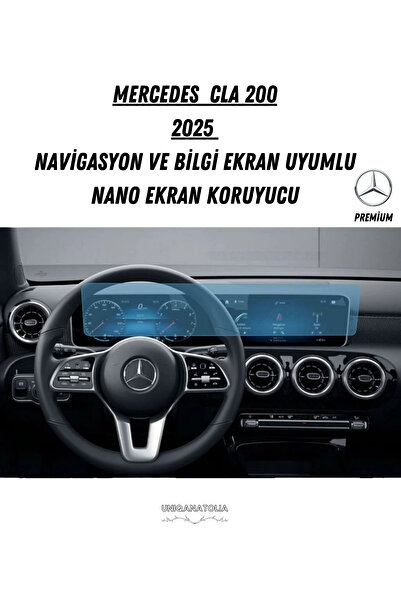 UniqAnatolia Mercedes Cla 200 2025 Navigation and Information Display Compatible Nano Screen Protector