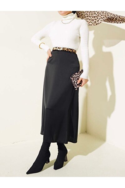 Cebel Hira Moda Unisex Turtleneck Ribbed Knit High Neck Sweater