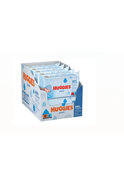 Huggies Pure Wet Wipes, 12 x 56 packs, 672 pieces