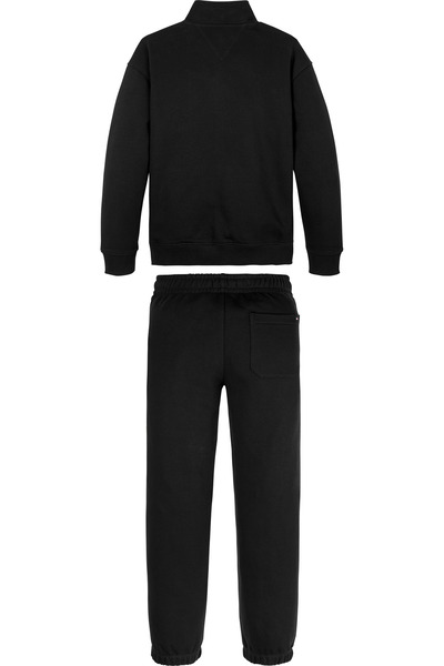 Tommy Hilfiger Kids Black Zip-Thru Sweatshirt And Joggers Set