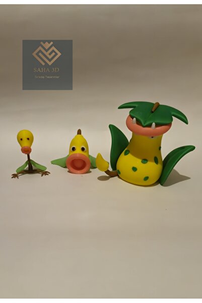 3-piece pokemon development set 5cm and 7cm