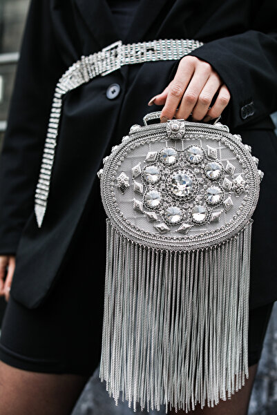 MOZAIQUE BAGS Geantă metalică lanțuri Queen of Everything