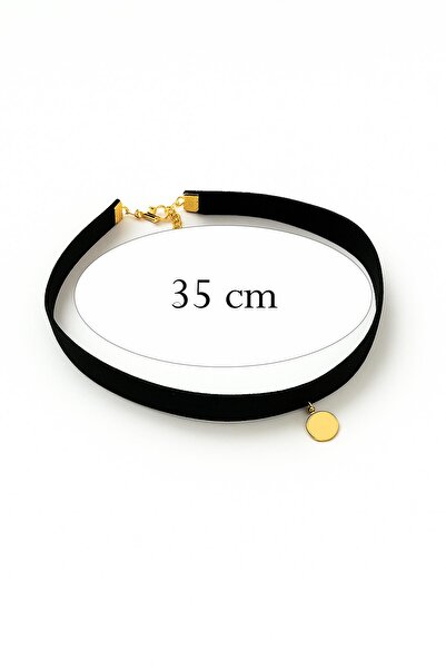 New Obsessions Pul Uçlu Tasma Choker Necklace