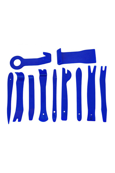 zola Επαγγελματικό σετ με 11 κλειδιά εξαγωγής, για την αφαίρεση ταπετσαρίας αυτοκινήτου ή ραδιοφώνου, μπλε