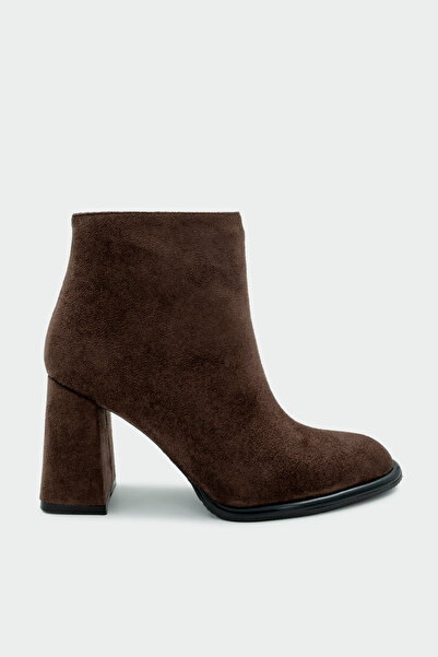 LAMİNTA Γυναικείες μπότες με φερμουάρ Tobin Bitter Brown Suede