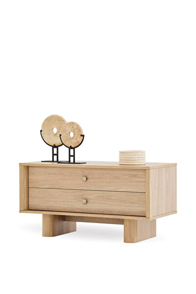 Enza Home Perge Çekmeceli, Tv Sehpası - 110 cm