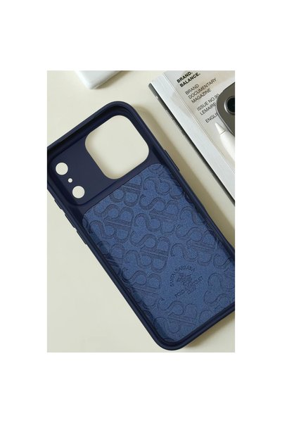 Santa Barbara Polo & Racquet Club Sbprc iPhone 17 Pro Compatible Case 3D Pu Leather Boris Inside Suede Cover - Titan Gray