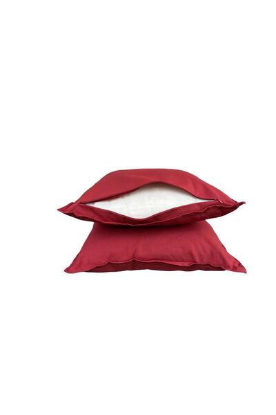 HİVA Set of 2 red pillows PrestigeHome 45 x 45