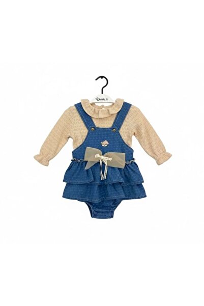 BOBBY JR KİDSWEAR Salopet Baby Girl Set