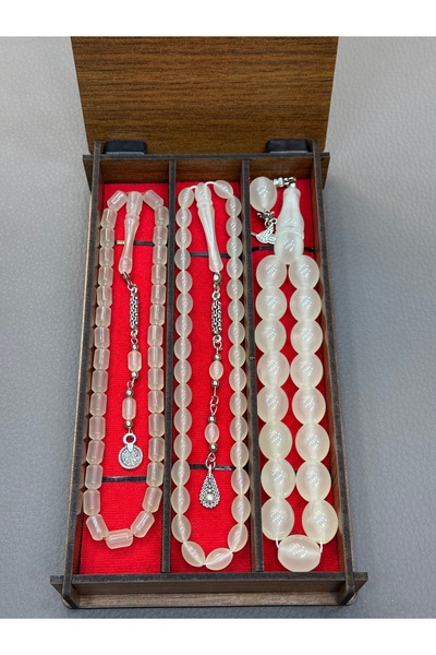 TESBİH ADAM Set of 3 Prayer Beads with Gift Box