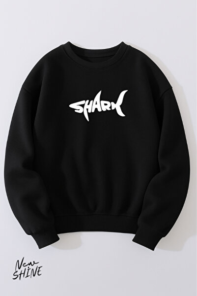 New Shine Rechin cu imprimeu guler rotund Swea tricou