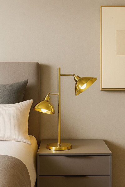 VENÜS NOVA VENÜS CANOPUS GOLD ABAJUR TAKIMI (ÇİFT)