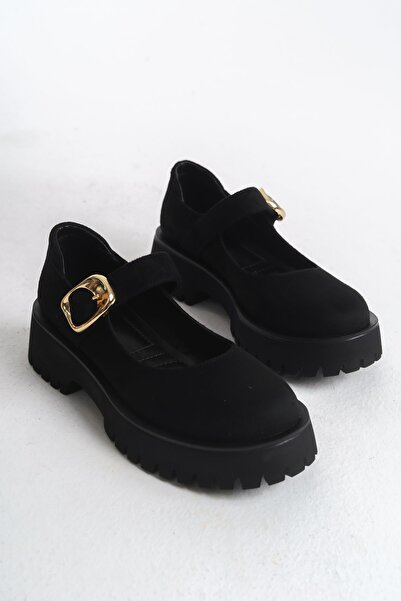 FEMME Pantofi casual Keira pentru damă, cu cataramă, cu toc gros