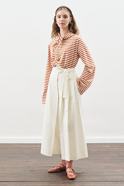 Manuka Skirt Looking Pants Ecru