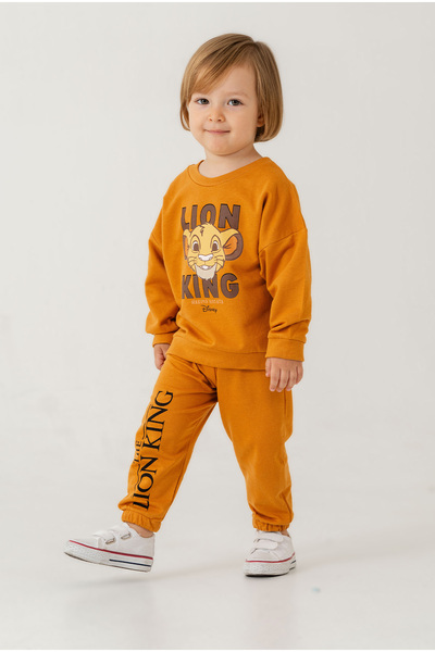 Chicsy Baby Baby Boy the Lion King Printed Transitional Tracksuit Set
