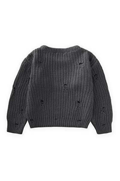 Cigit Thessaloniki Knitwear Sweater 2-8 Years Anthracite