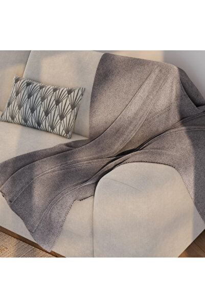 Plaid Gray cocolino blanket, 170 × 120 cm, soft and warm