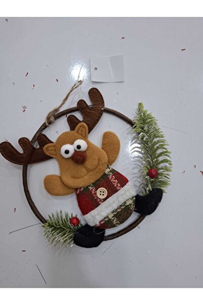 Astaş Christmas Plush Deer Ring 16 cm