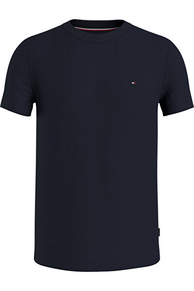 Tommy Hilfiger Men Desert Sky Cotton Flag Interlock Slim Fit T-Shirt