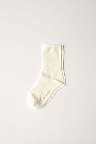 BONY SOCKS Șosete de damă din viscoză Ecru
