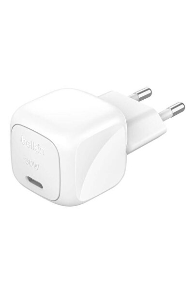 Belkin Boost Compact USB-C PD 3.1 30W Şarj Cihazı, Beyaz