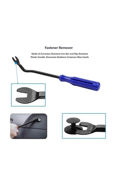 zola Εξολκέας συρραπτικών για ταπετσαρίες, πλαστικό και μέταλλο, μήκος 22,5 cm, μπλε