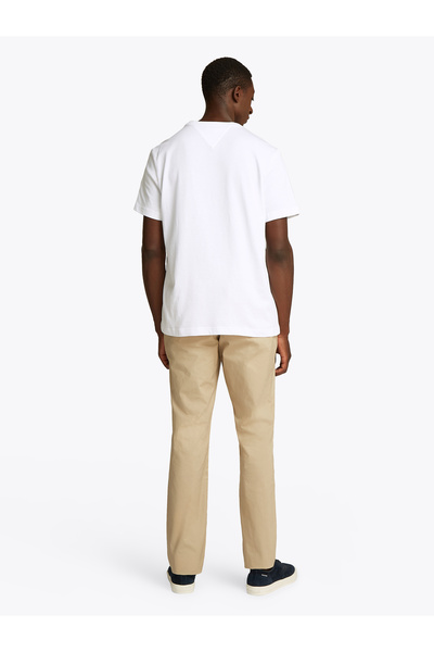 Tommy Hilfiger Men White Essential Relaxed Fit Crew Neck Short Sleeve T-Shirt