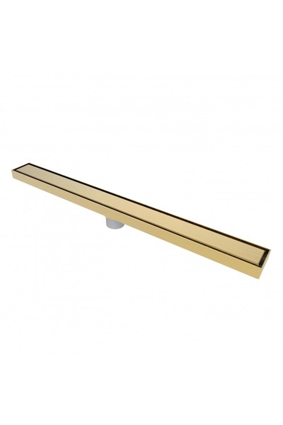 Smack Rigola Dus SanitExpert, 80 cm, Faiantabila, Bronz Antichizat