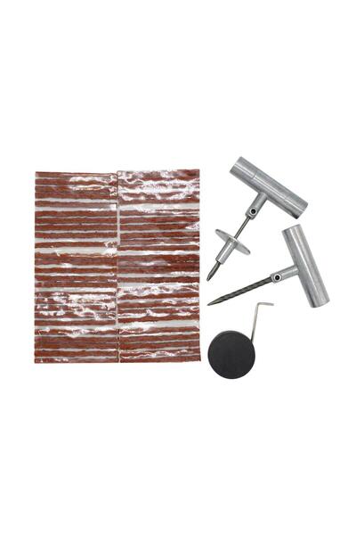 zola Κιτ γρήγορης επισκευής ελαστικών, 20 τεμάχια, κουτί αποθήκευσης, κόκκινο, 30x20x6 cm