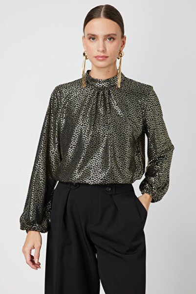 ON Çiçek Desenli Crop Bluz