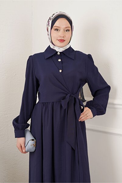 İKLİM LİFE Φόρεμα με πλαϊνή δέσμη