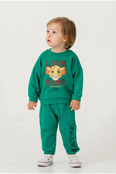 Chicsy Baby Baby Boy the Lion King Printed Transitional Tracksuit Set