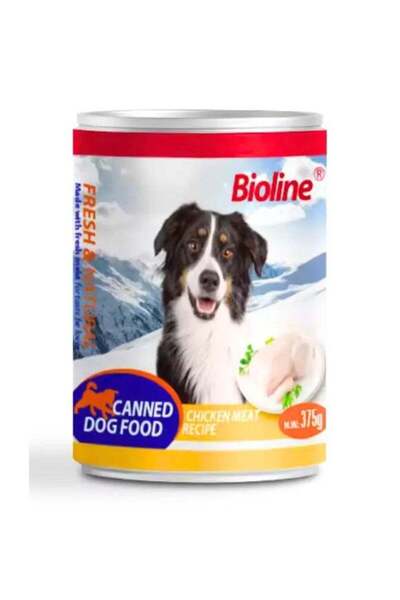 Bioline Canned Dog Food 375g - Chicken Meat