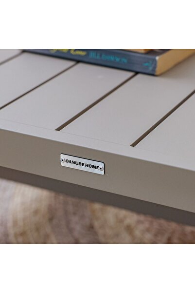 Danube Home Manchester Hills 5-Seater Sofa Set – Beige Luxury Living Room Set