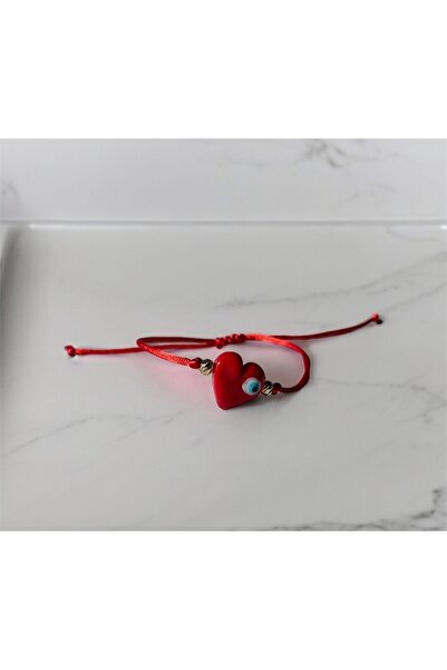 maycollection 24 November Teachers' Day Card Murano Glass Evil Eye Heart Bracelet