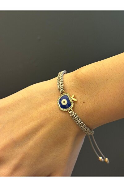 Gönülden Tasarım Macrome Nazarli Apple Women's Rope Bracelet