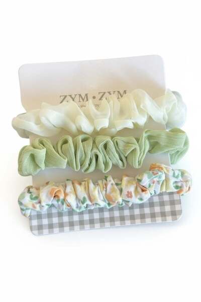 TAKIŞTIR 3-Piece Mixed Color Bagel Buckle Set