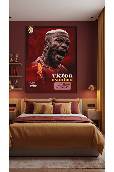 Galatasaray - Victor Osi̇mhen Signed Static Poster