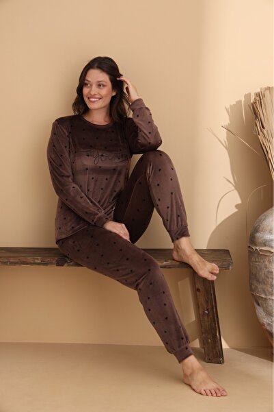 ELİTOL Velvet Be You Women's Pajama Set