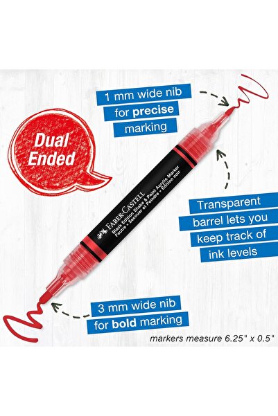 Faber Castell Faber-Castell Black Edition Shake & Paint Acrylic Marker - Box of 6 (65-285507)