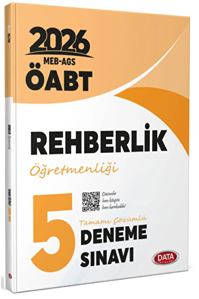 Data Yayınları DATA AGS ÖABT Rehberlik Öğretmenliği Çözümlü 5 Deneme - 2026