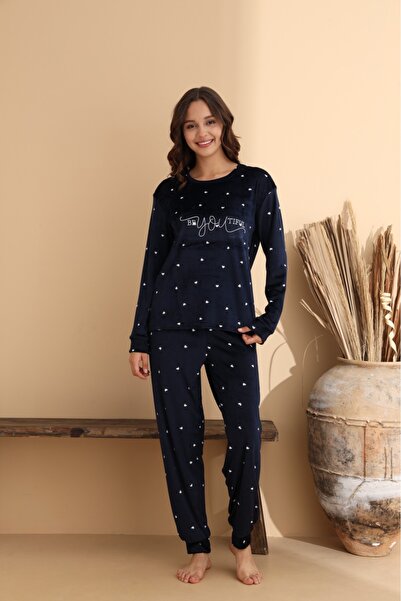 ELİTOL Velvet Be You Women's Pajama Set